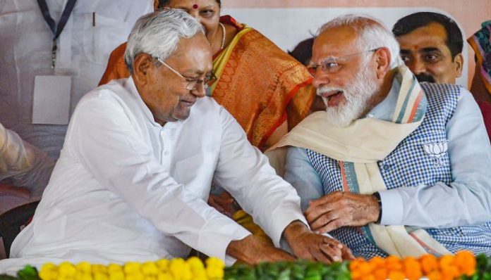 NDA leaders announce Bihar seat-sharing formula as BJP and JD(U) get 101 seats each