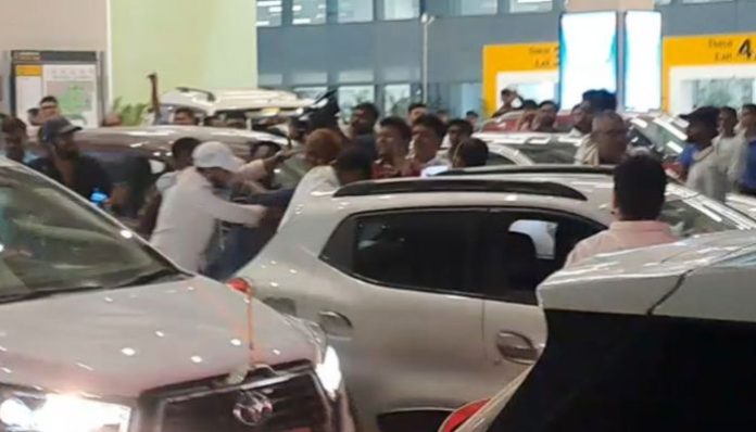 Patna airport protest Congress
