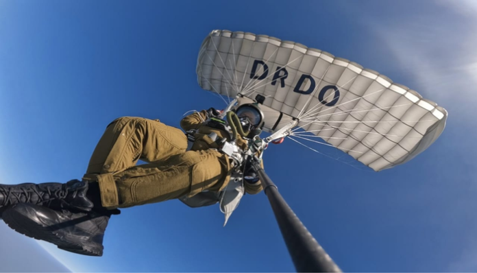 The DRDO has developed a Military Combat Parachute System.