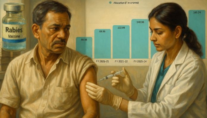 RTI reveals ₹748 crore allocated under National Rabies Control Programme (NRCP) from FY 2020–21 to FY 2025–26