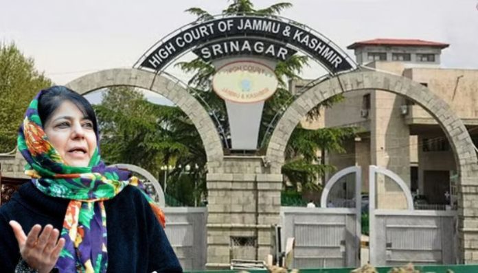 Mehbooba Mufti seeks High Court intervention over J&K undertrials
