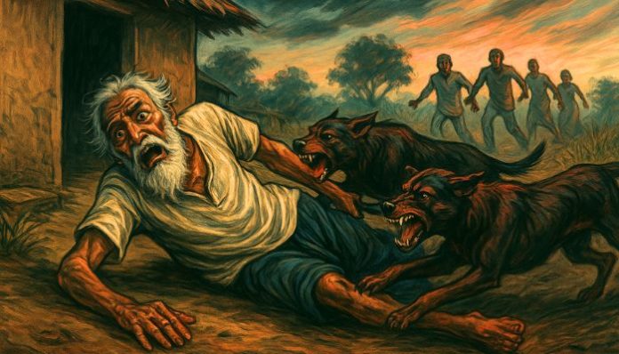 Stray dogs attack 72-year-old man in Barabanki, Uttar Pradesh, leaving him fatally injured