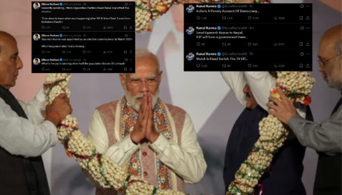 The opposition cries fraud and attacks EC after NDA storms to power in Bihar.
