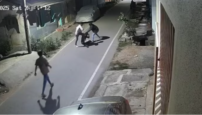 A group attacked and stole Rs 50,000 from a man because he was Hindu.