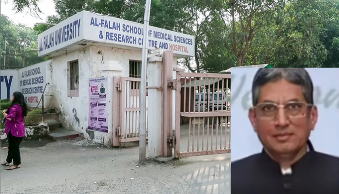 ED has arrested Al Falah University Chairman Jawad Ahmed Siddiqui.