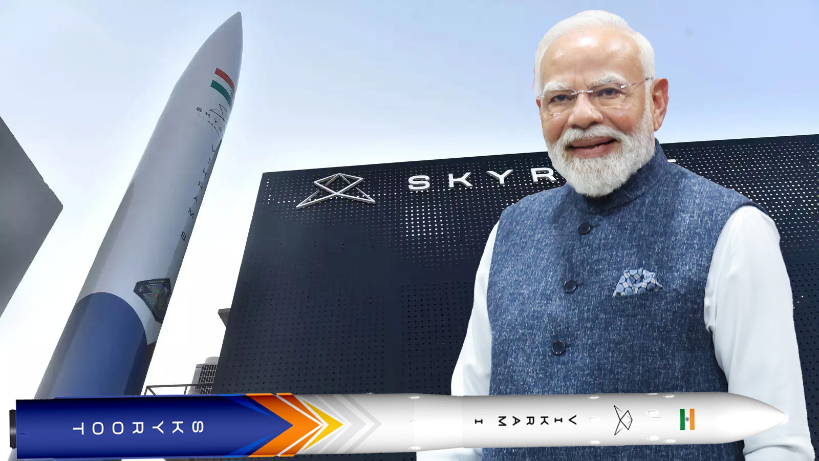 India's first private Rocket Vikram-I unveiled at Infinity Campus of ...