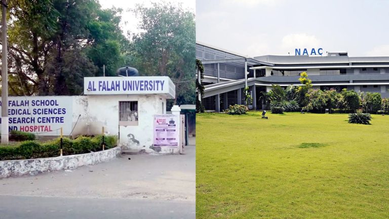 NAAC issues show cause notice to Al-Falah University for displaying expired accreditation on its website, the site goes offline after it was hacked