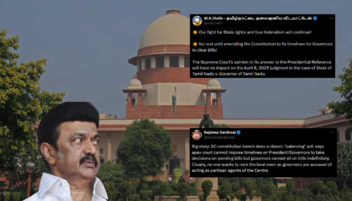 The Supreme Court attacked by liberal gang and opposition parties over the Presidential reference ruling.