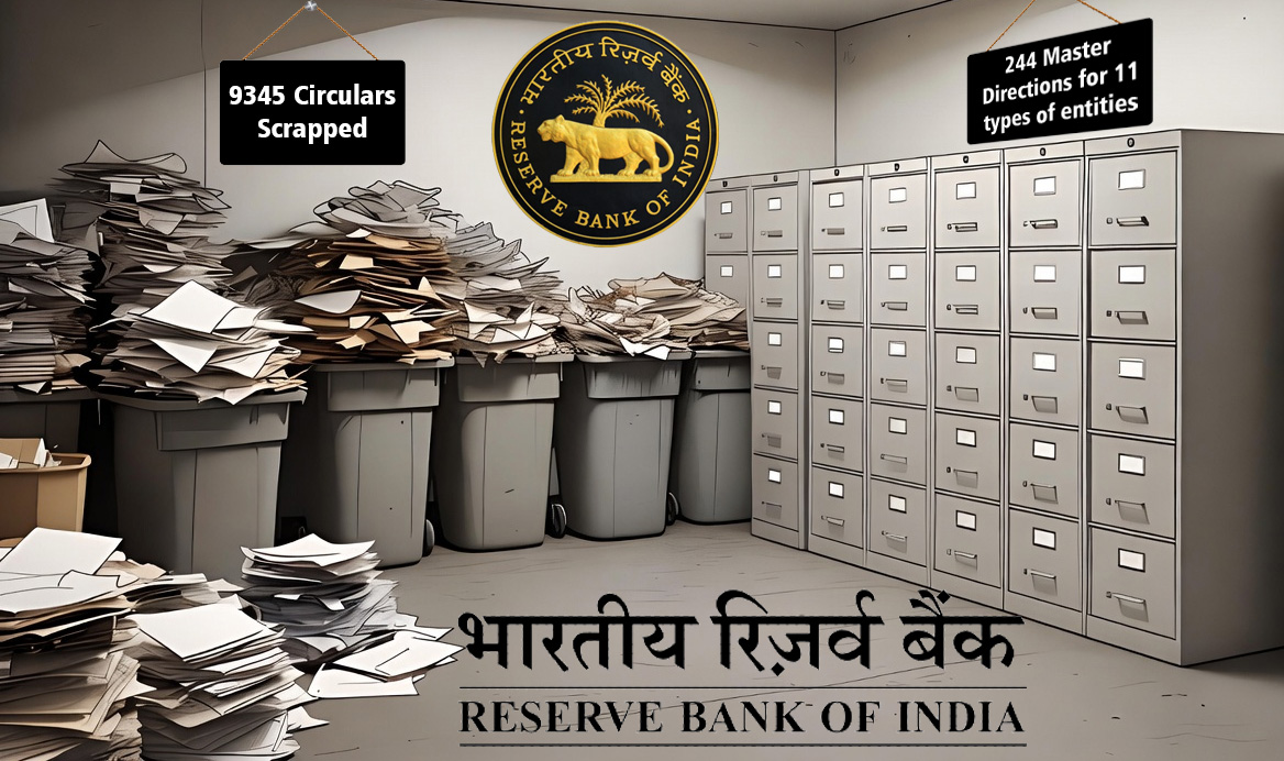 Reserve Bank replaces over 9,000 circulars with 244 master guidelines for 11 sectors: Read how this mega reform will make banking easier and safer