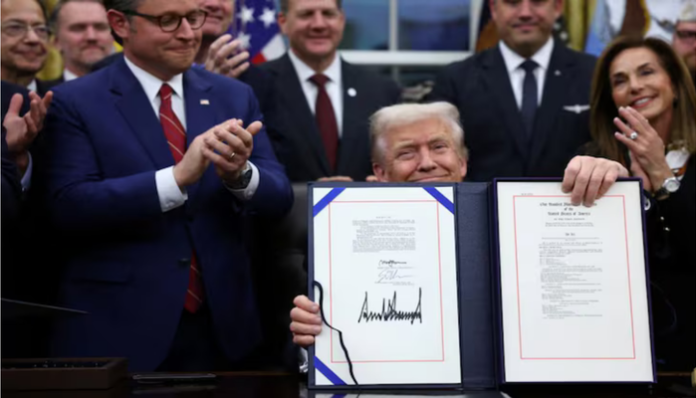 US President signed a bill to end the government shutdown.