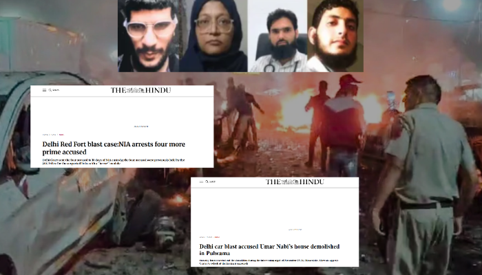 Sanitising Jihad and soft-pedalling terror: How ‘The Hindu’ whitewashed JeM terrorists after the Delhi Red Fort attack