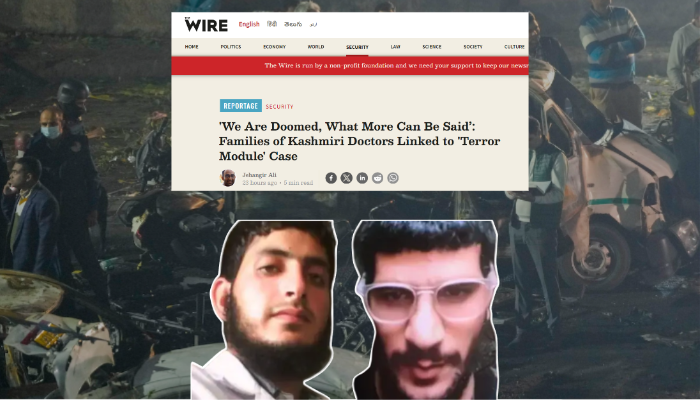 After 13 people were torn to bits, ‘The Wire’ publishes sob story whitewashing Delhi Red Fort blast jihadis: The obsession with murderous Islamists