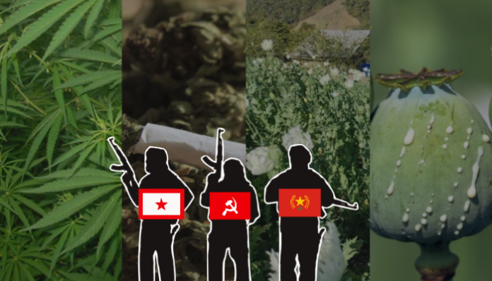 In India, illegal drug production has been a source of economy for violent outfits.