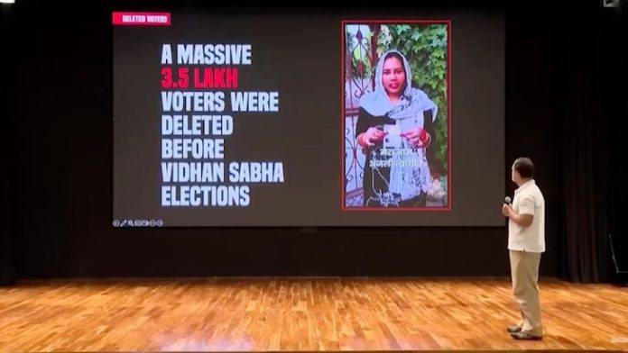 Rahul Gandhi H files vote chori