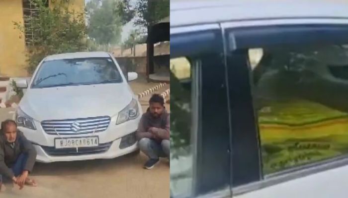Rajasthan: 150 kg ammonium nitrate, explosive cartridges and wire seized from a car in Tonk, two persons arrested