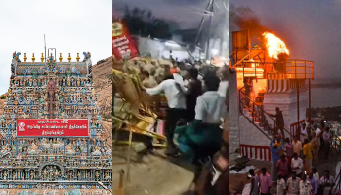 Tamil Nadu govt even opposed high court's order and stopped Hindus from lighting the lamp.