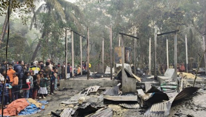 BNP leader house fire