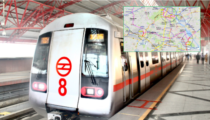 As part of the Phase V(A) Project, Delhi Metro will have three new corridors.