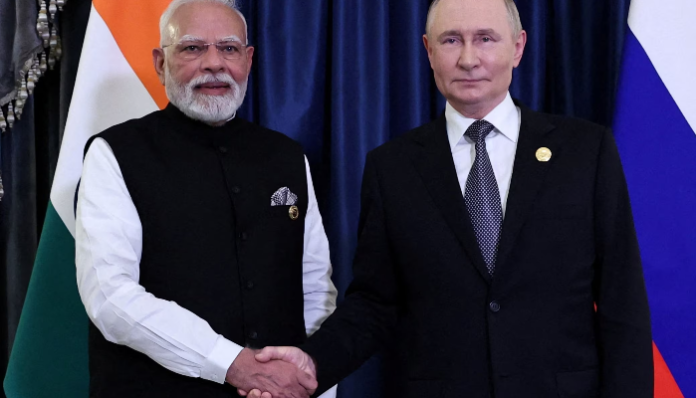 European envoys attacked Russia in an article, ahead of Putin's visit to India.