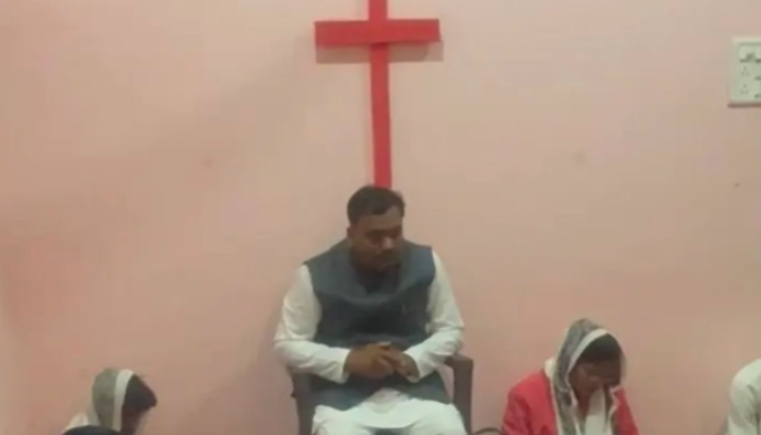 In Sonbhadra, a pastor and his wife attempt to convert people by offering them financial advantage.