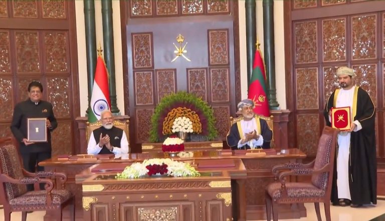 India and Oman sign Comprehensive Economic Partnership Agreement during PM Modi’s visit, India to receive zero-duty access to 99% of exports