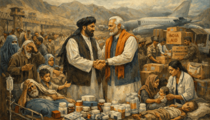 India has been providing medical assistance to Afghanistan.