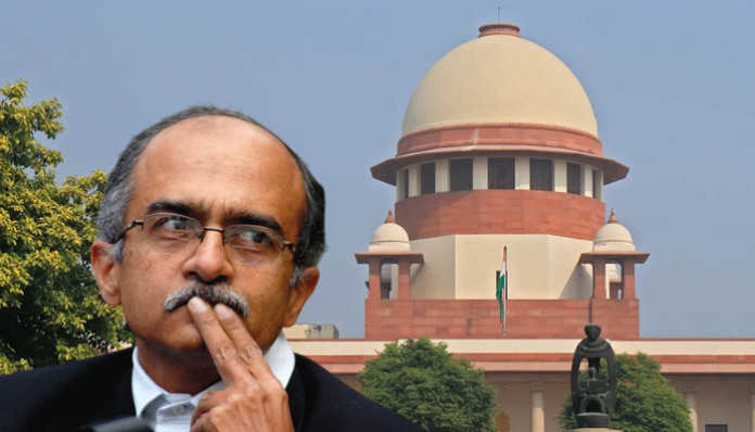 Supreme Court objects to Prashant Bhushan using derogatory language against the Election Commission.