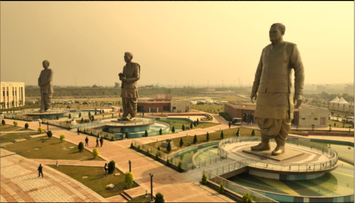 PM Modi will dedicate the Rashtra Prerna Sthal to the nation.
