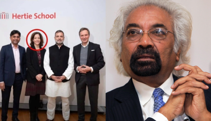 Sam Pitroda defends Rahul Gandhi's meeting with George Soros-affiliated Cornelia Woll.