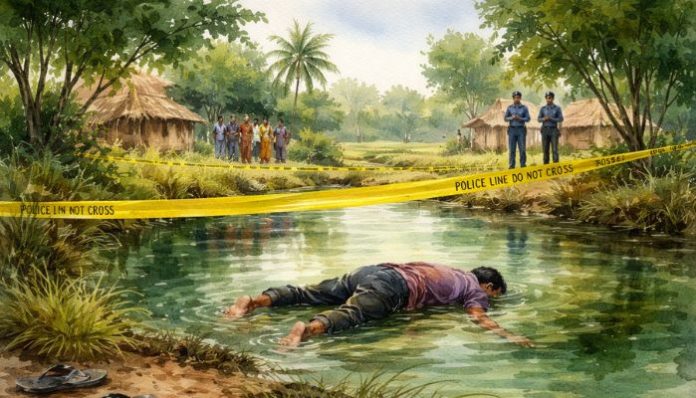 Body of a Hindu man found in Habiganj district, Bangladesh.