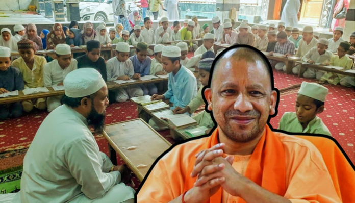 UP government has withdrawn that bill that conferred protection on Madrassa teachers.