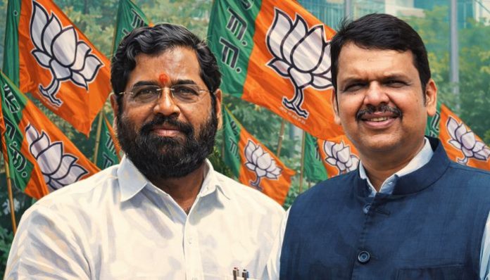 BJP led Mahayuti leaders celebrate sweeping victory in Maharashtra civic polls