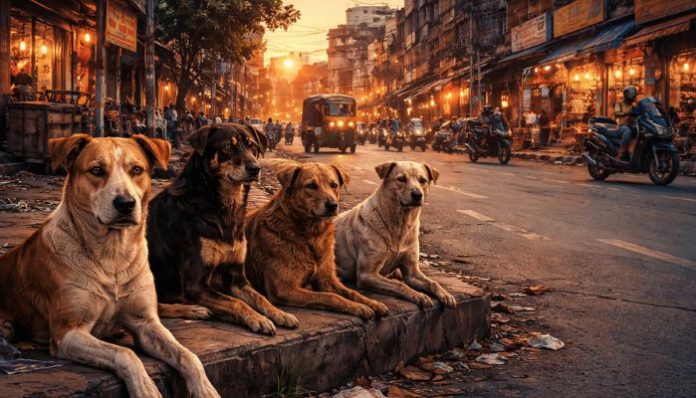 Uttar Pradesh government announces accountability driven action plan to curb stray dog menace statewide.