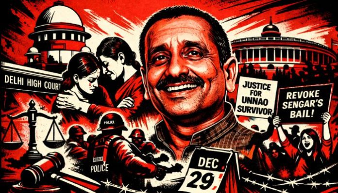 Key events from the Unnao case including court proceedings, protests, police action and Sengar’s legal battle