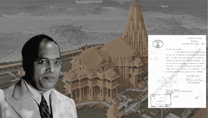 Ambedkar backed Somnath Temple reconstruction: Viral letter to KM Munshi reveals a forgotten chapter of history