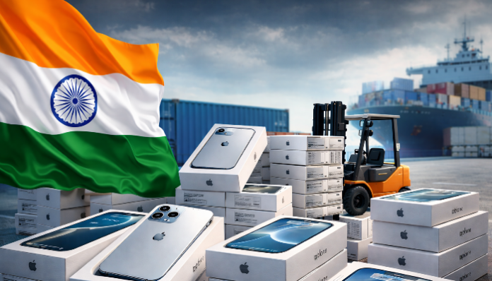$50 billion worth of Apple iPhones shipped from India.