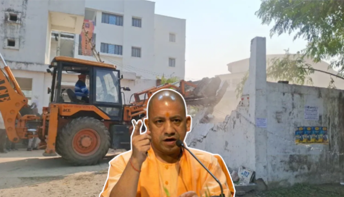 Local administration in Bahraich has demolished ten unlawful mazars.