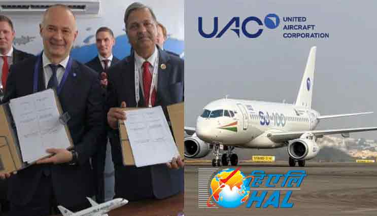 HAL and Russia’s UAC sign joint venture agreement at Wings India 2026 in Hyderabad to manufacture SJ-100 regional jet in India