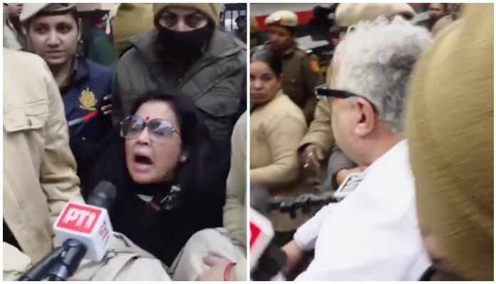 TMC MPs detained by Delhi Police