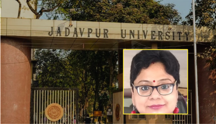 Following the hijab controversy at Jadavpur University, the head of the English department was placed on leave.