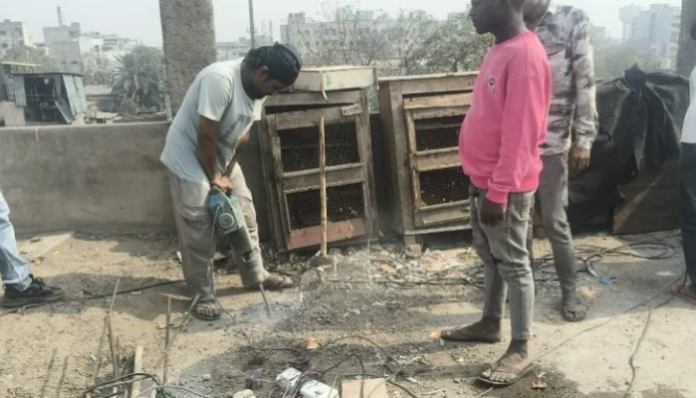 Rafiq Vyapari's illegal 2,500-square-foot structure in Gujarat was demolished.