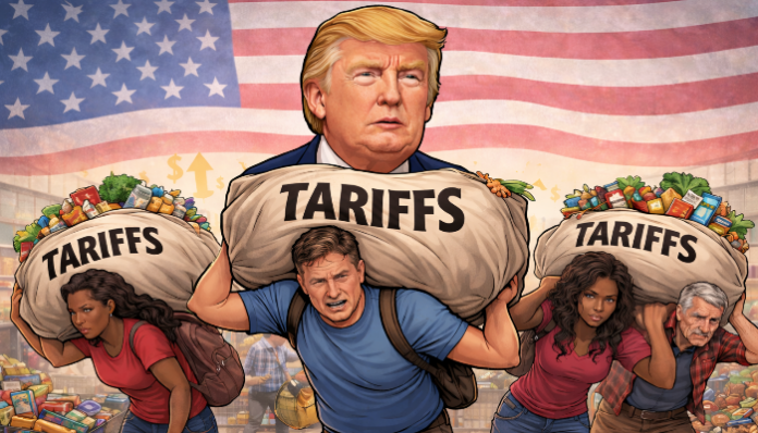 Nearly all of Trmp's taiffs are paid for by American customers, according to a study.