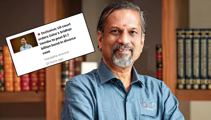 Dhanya Rajendran-led The News Minute does a shoddy hit job against Zoho founder Sridhar Vembu, his lawyer responds: Why the Left loves to hate Vembu