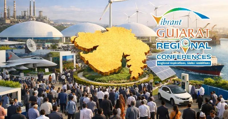 Saurashtra–Kutch emerges as the growth engine of a developed Gujarat: Rs 5.78 lakh crores MoUs signed at Rajkot VGRC, boosting industries, jobs, and regional development