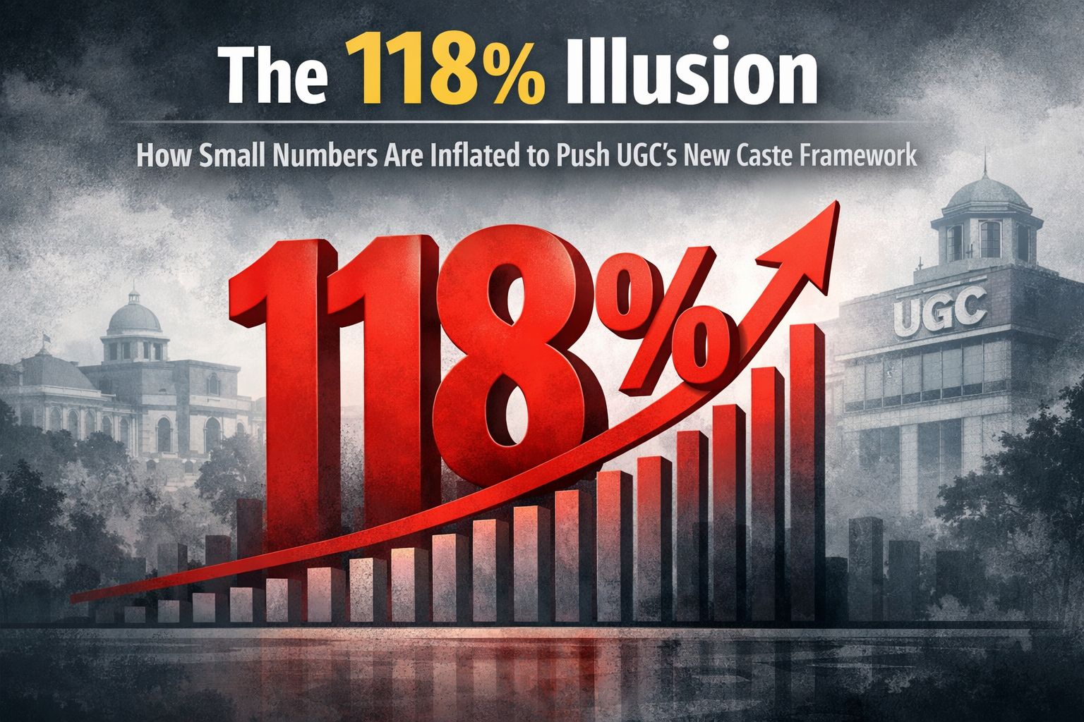 The illusion of 118% rise in caste discrimination complaints: How UGC data is being used to distort the caste discrimination debate