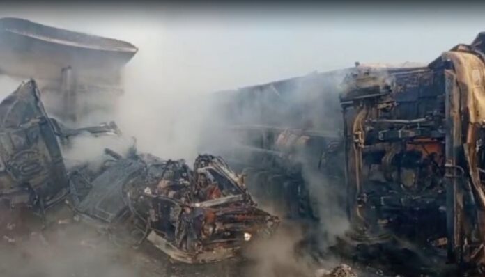 Haryana multi-vehicle collision