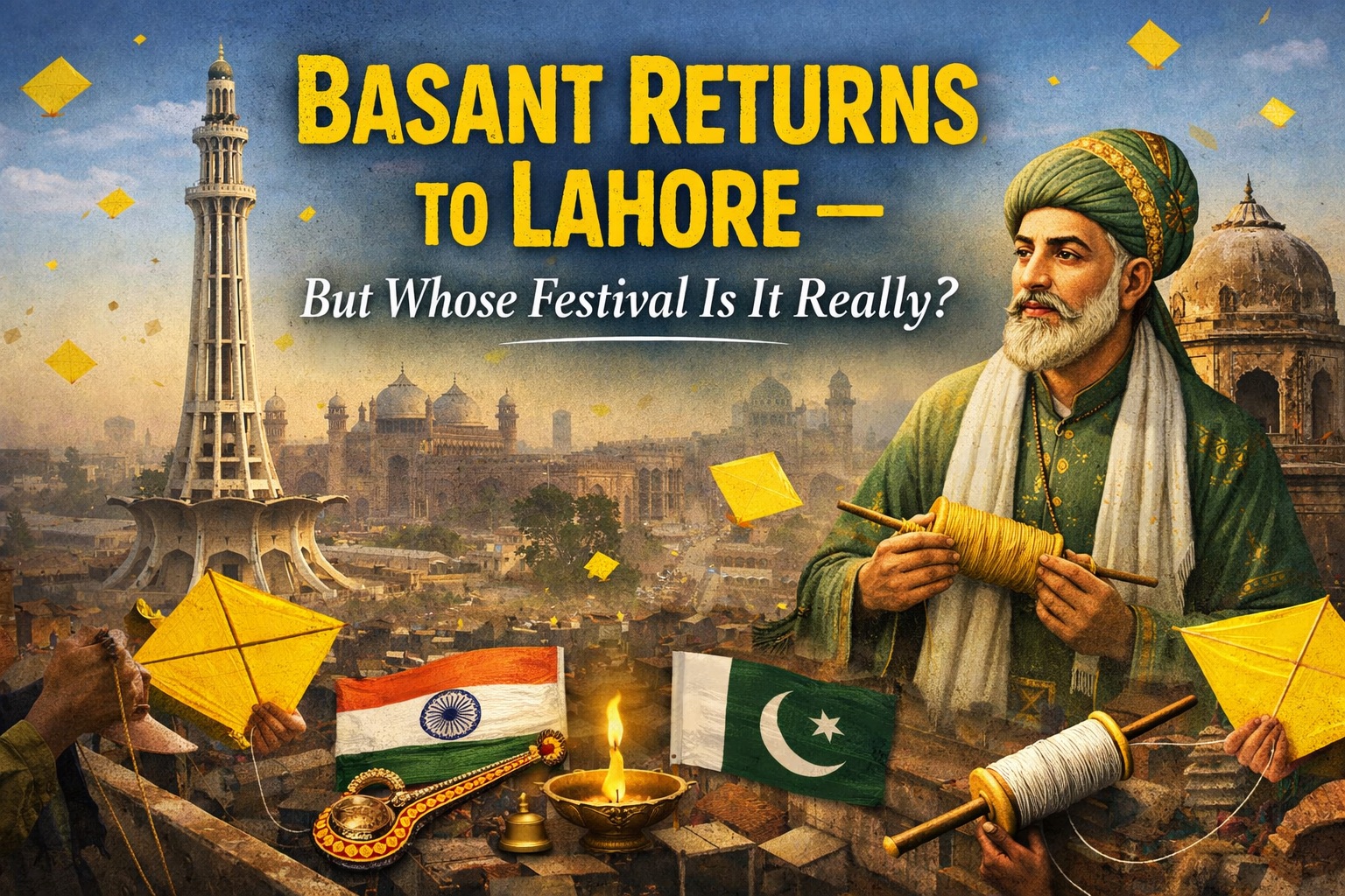 Basant returns to Lahore, but why are Pakistanis reluctant to acknowledge the Hindu cultural roots of the festival?