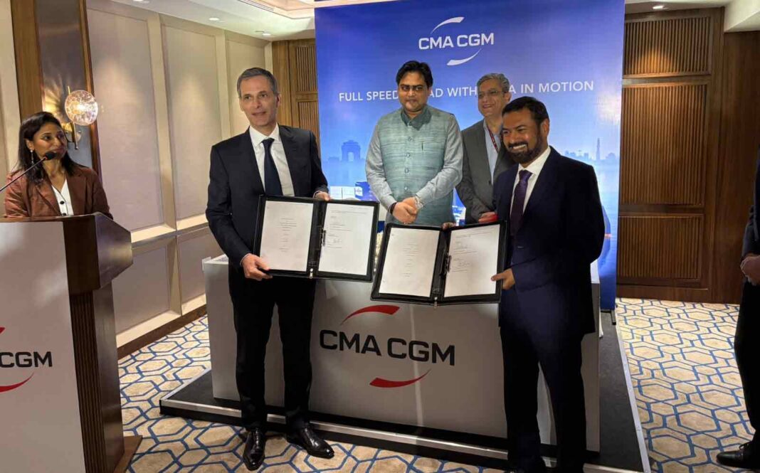 French shipping giant CMA CGM signs contract with Cochin Shipyard to ...