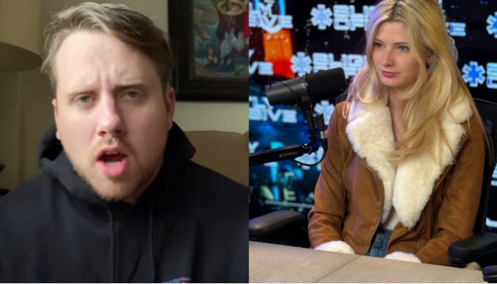 Elijah Schaffer and Sarah Stock, anti-India bigots, are under fire after getting exposed.