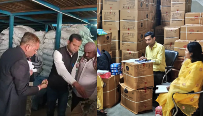 The FSDA carried out raids at various establishments in Lucknow.